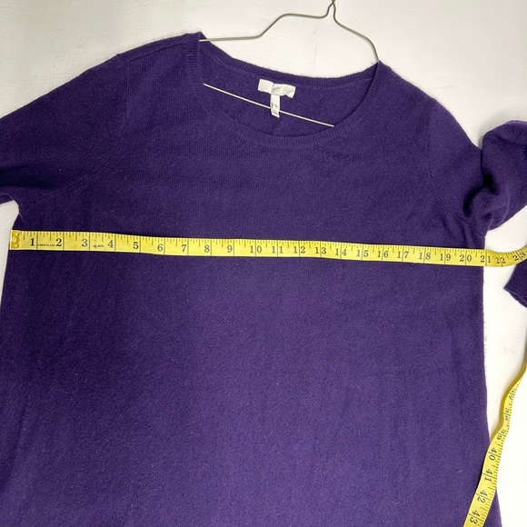 Joie Tambrel Asymmetrical Cashmere Wool Sweater Tunic Purple size S - Picture 4 of 8
